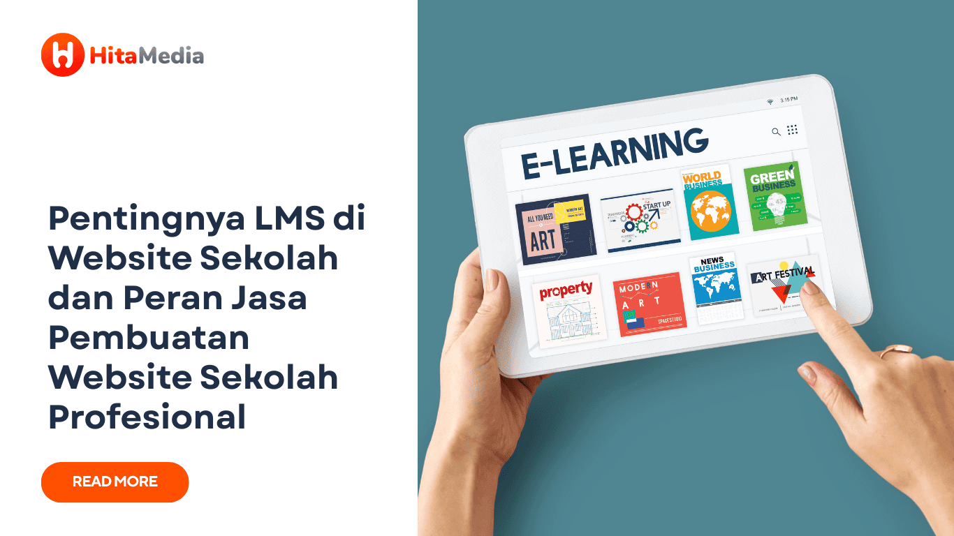 jasa pembuatan website sekolah hitamedia terintegrasi LMS